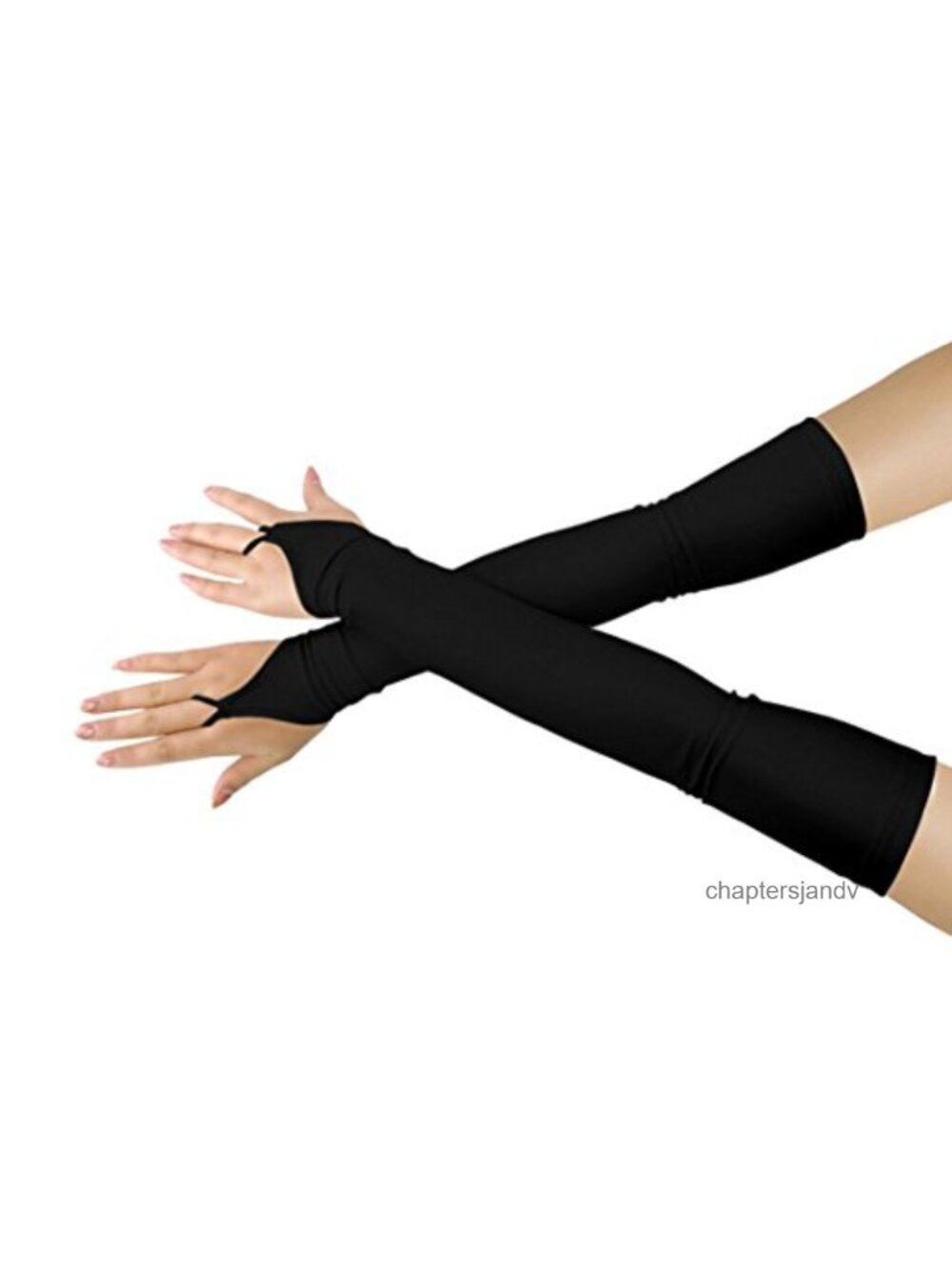 Stretchy Spandex Fingerless Elbow Length Cosplay Opera Long Gloves